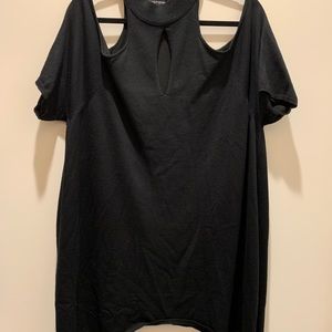 Ashley Stewart - tunic with cold shoulders
